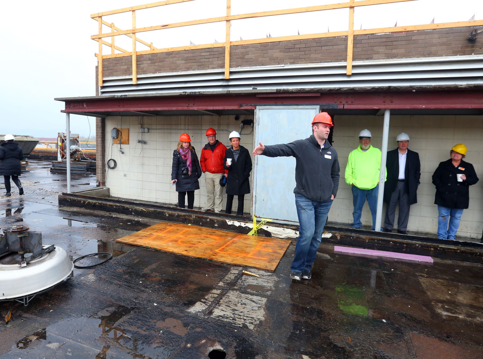 Rooftop athletic area